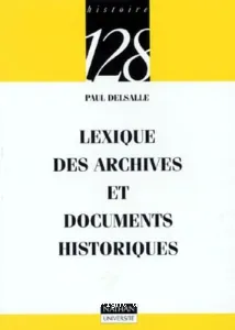 Lexique des archives et documents historiques