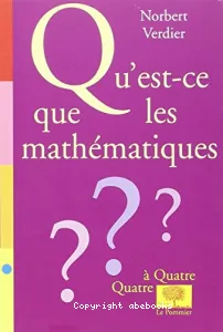 Qu'est-ce que les mathématiques ?