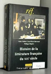 Histoire de la littérature française du XIXe siècle