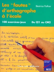 Les fautes d'orthographe à l'école