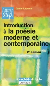 Introduction à la poésie moderne et contemporaine