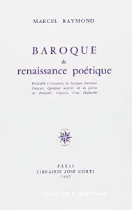 Baroque et renaissance poétique