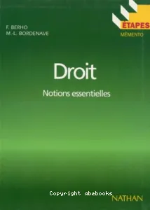 Droit, notions essentielles