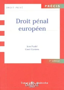 Droit pénal européen