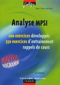 Analyse MPSI