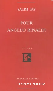 Pour Angelo Rinaldi