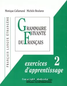 Grammaire vivante du français