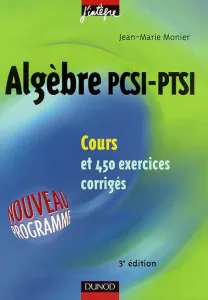 Algèbre PCSI-PTSI