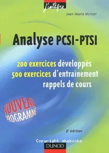 Analyse PCSI-PTSI