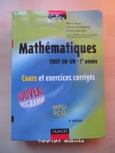 Mathématiques tout-en-un 1re année