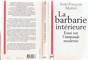 La barbarie intérieur