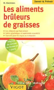 Les aliments brûleurs de graisse