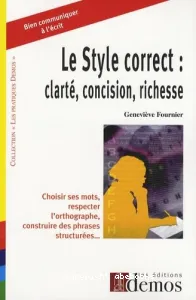 Le style correct