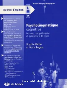 Psycholinguistique cognitive