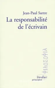 Responsabilité de l'écrivain (La)