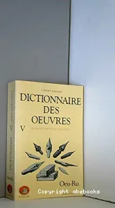 Dictionnaire des oeuvres V (Oeu-Ru)