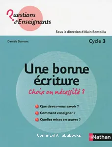 Une bonne écriture