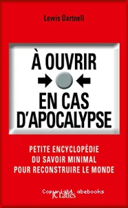 A ouvrir en cas d'apocalypse