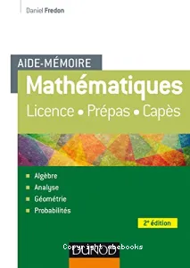 Mathématiques, aide-mémoire