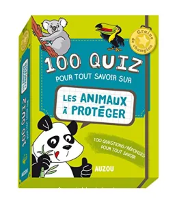 100 quiz pour tout savoir sur les animaux à protéger