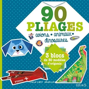 90 pliages avions, animaux, dinosaures