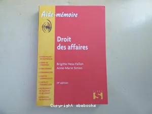 Droit des affaires