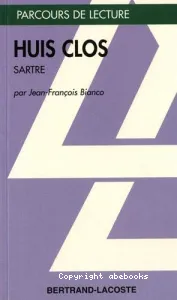 Huis clos. Jean-Paul Sartre
