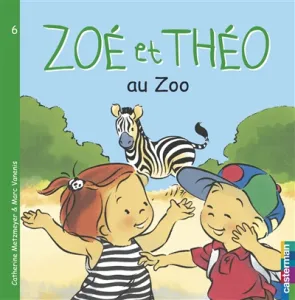 Zoé et Théo au zoo
