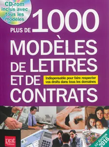 Plus de 1000 modèles de lettres et de contrats
