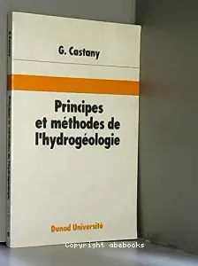 Principes et méthodes de l'hydrogéologie