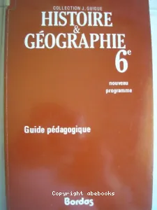 Histoire et géographie, 6e