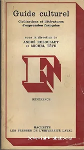 Guide culturel, civilisations et littératures d'expression française