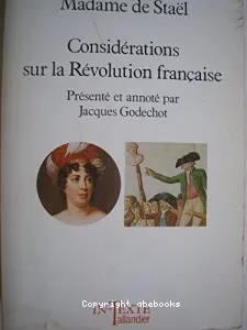 Considérations sur la Révolution française