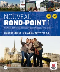 Nouveau Rond-Point 1 ; livre de l'élève + CD audio + activités 2.0