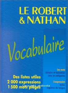 Le Robert et Nathan, vocabulaire