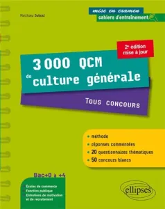3.000 QCM de culture générale