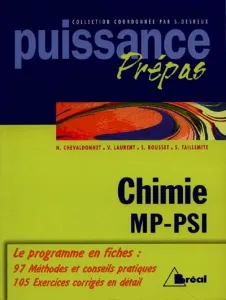 Chimie MP-PSI