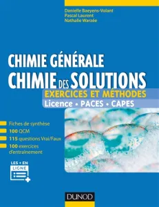 Chimie générale - Chimie des solutions