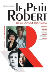 Petit Robert de la langue française 2016 (Le)