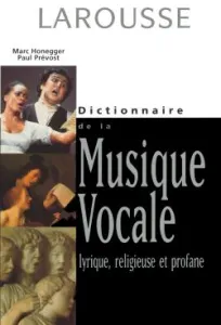 Dictionnaire de la musique vocale