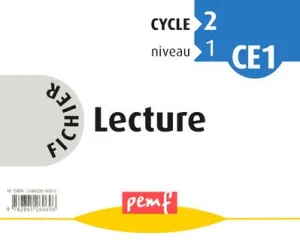 Fichier - Lecture - Cycle 2- Ce1 - niveau 1