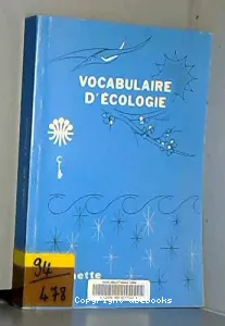 Vocabulaire d'écologie