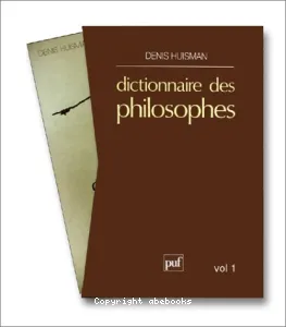 Dictionnaire des philosophes A-J