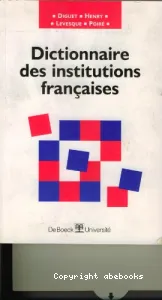 Dictionnaie des institutions française