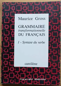 Grammaire transformationnelle du français