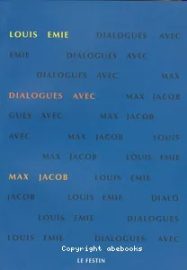 Dialogues avec Max Jacob