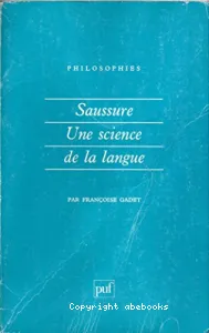 Saussure, une science de la langue