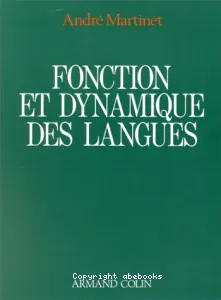 Fonction et dynamique des langues
