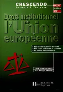 Droit institutionnel de l'union européenne