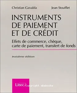 Instruments de paiement et de crédit